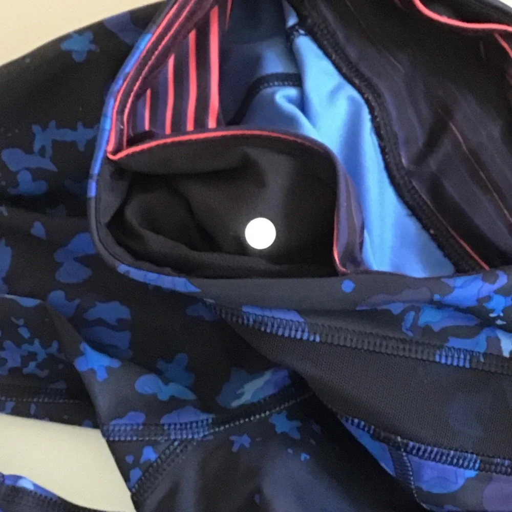 Lululemon Run Inspire Tight II‎ Luxtreme Leggings Dandy Digie Porcelaine Black 4